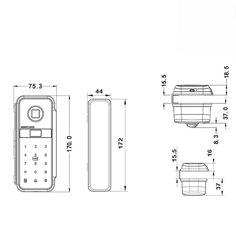 Smart Digital Electric Door Lock