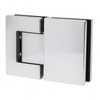Laguna Hydraulic Hinge - Glass to Glass 180deg - Hold Open - Polished Stainless
