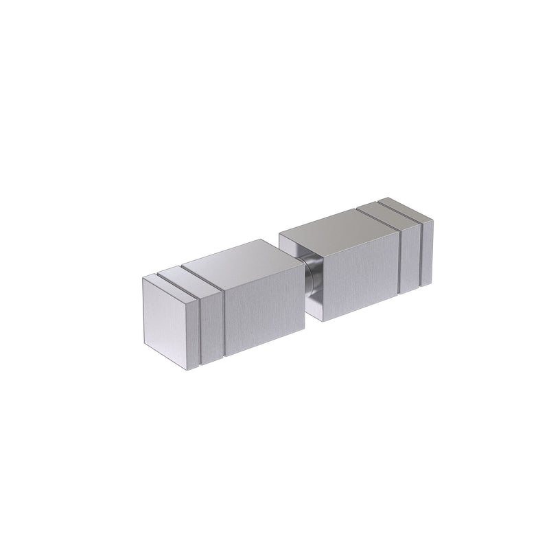 Shower Pull Square Knob 25x25mm