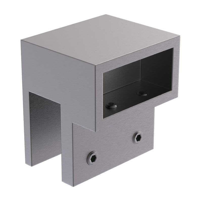Bar to Glass Connector For 30x10 Bar