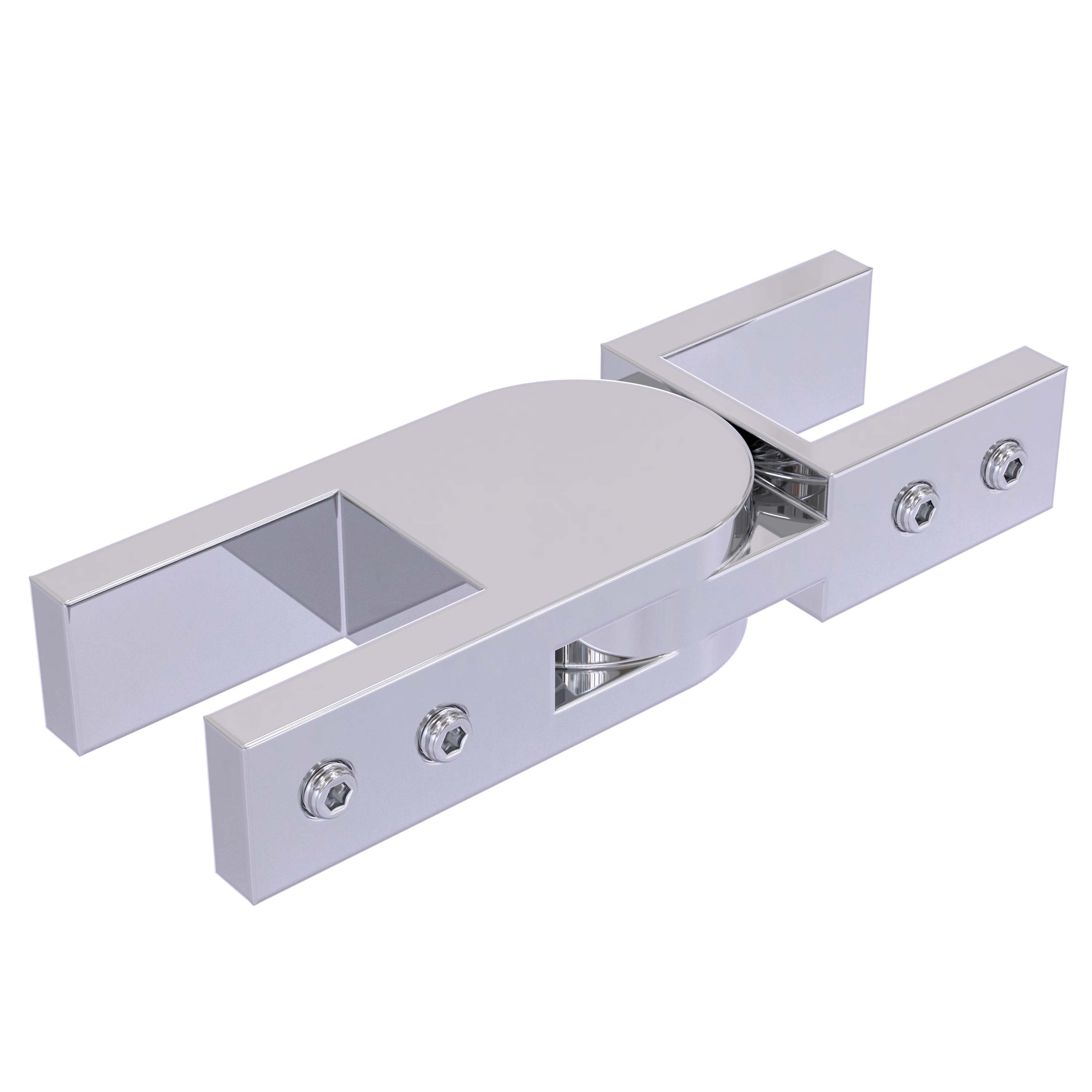 Adjustable Stiffener Bracket Glass to Glass 12-15mm
