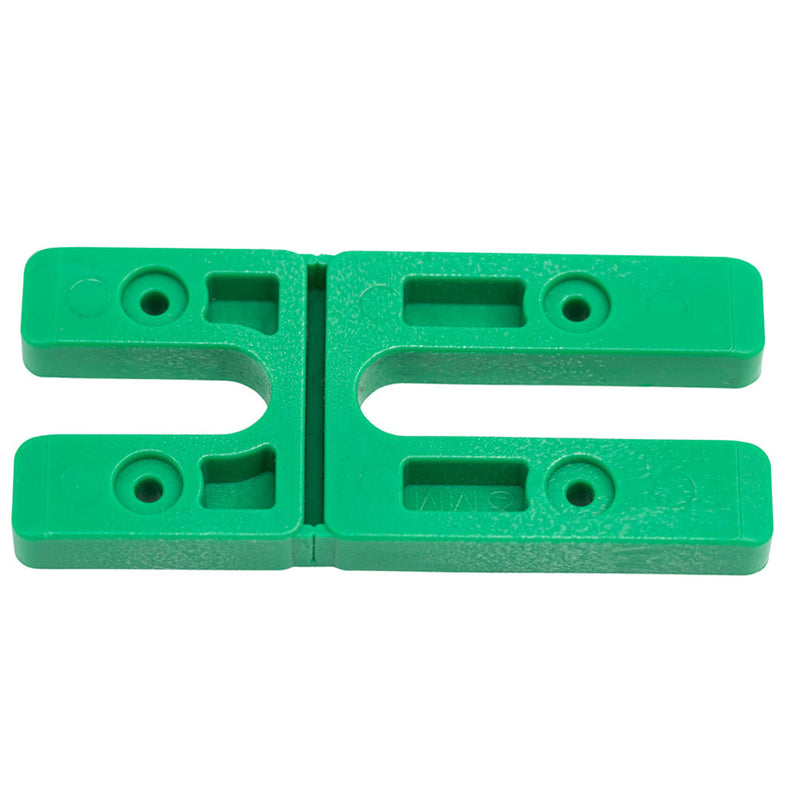 Plastic H Packer Green 4mm