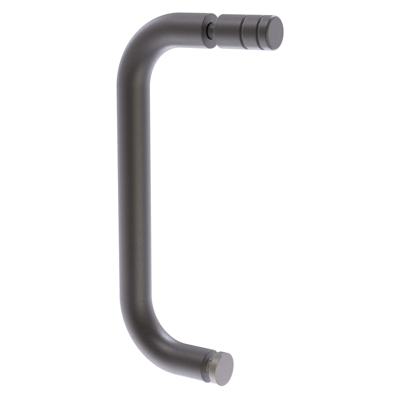 Single Round D Shower Handle with Cap & Knob 250mm