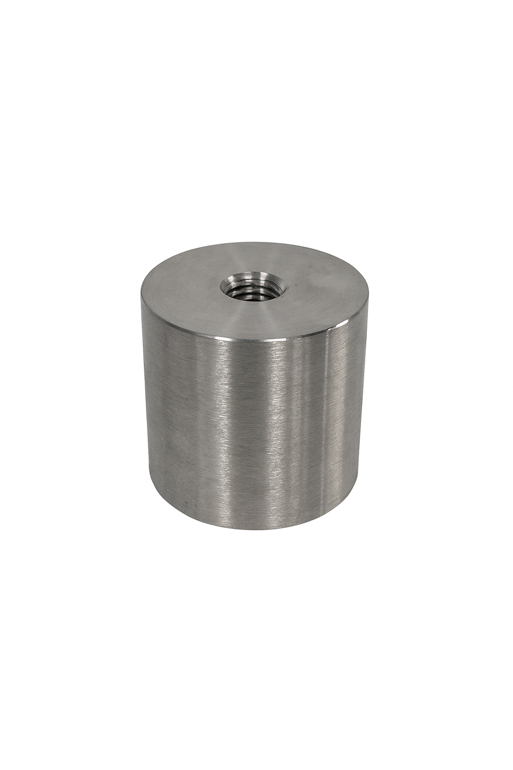 M12 Threaded Body - 50Dia x 50mmL - Satin Stainless