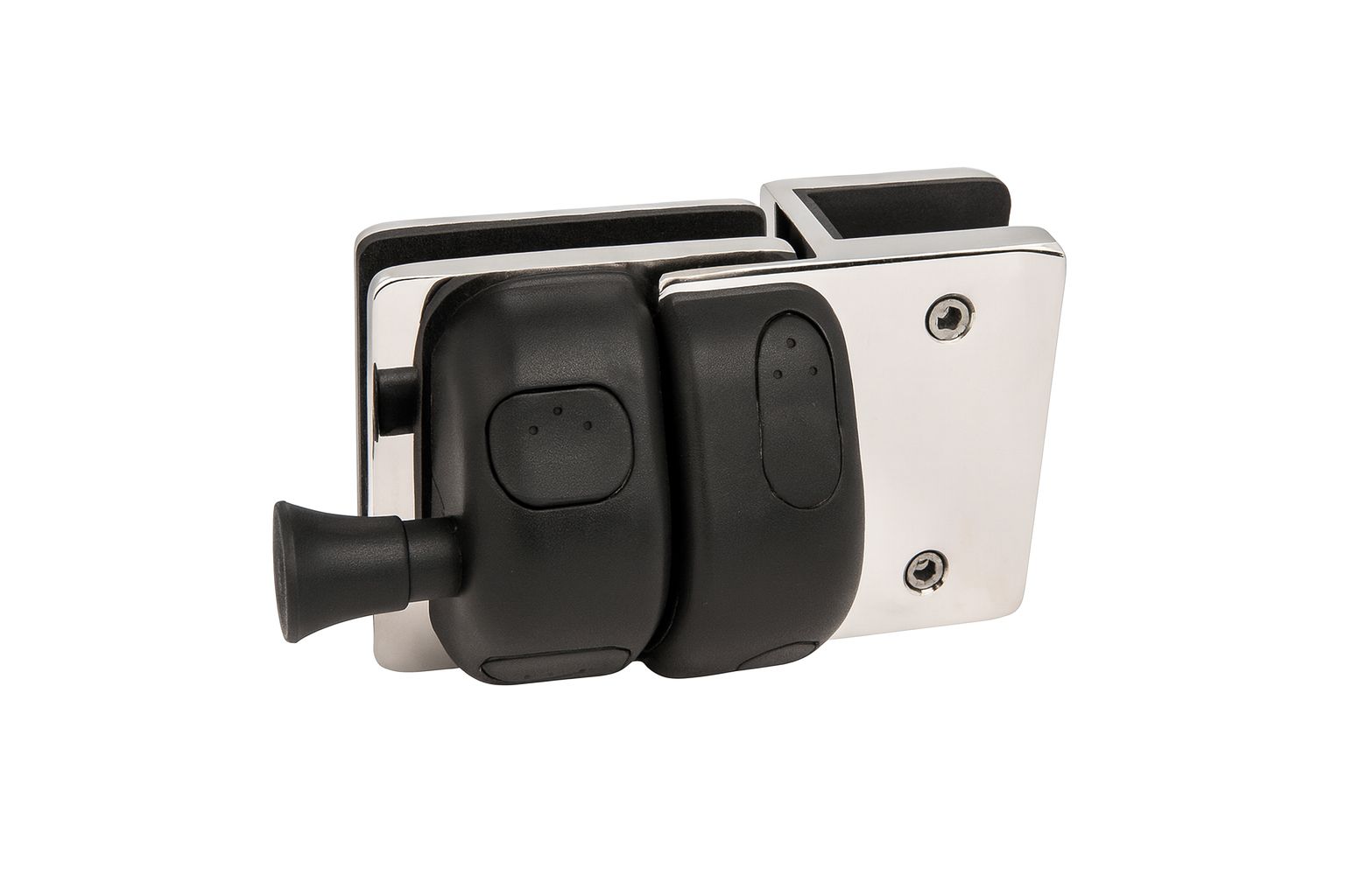 Latch for Pool Gate - Glass to Glass - Polished Stainless
