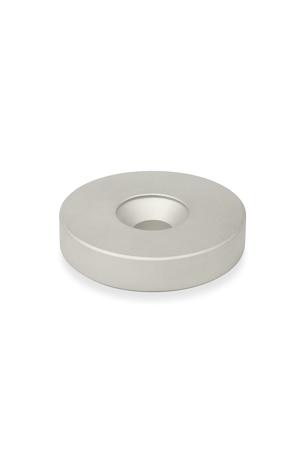 CSK Standoff Disc, M10 x 50mmDia - Satin Anodized
