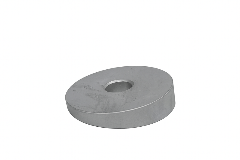 Tapered Weatherboard Shim - 50mmDia  - Satin Anodized