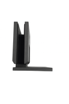 Shower Hinge, Wall To Glass 90deg (50mm Offset Backplate) - Powdercoated Gunmetal