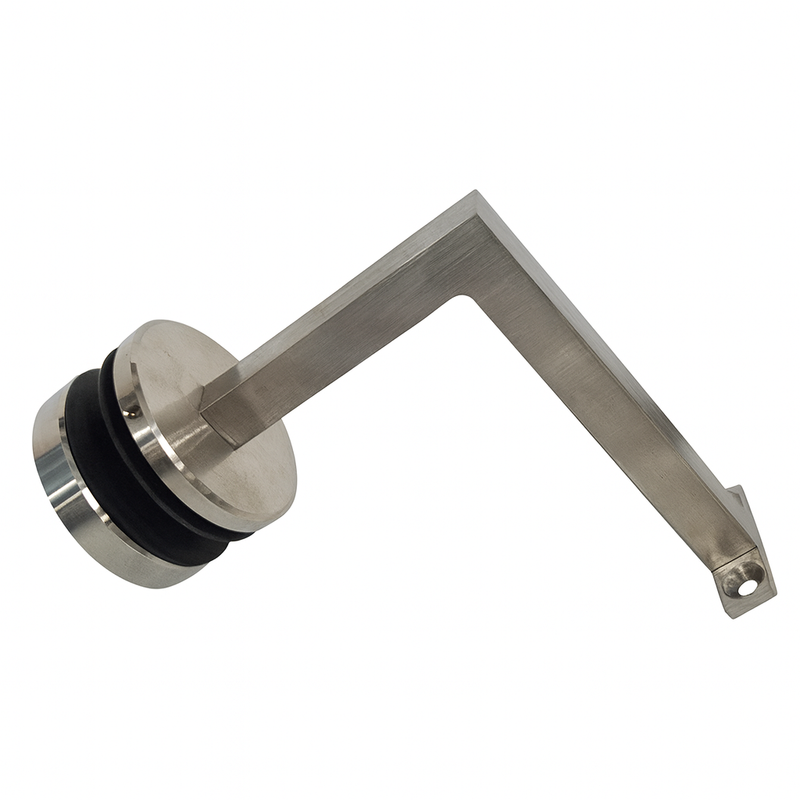 Handrail Bracket - Glass Mounted - 10-15mm Glass