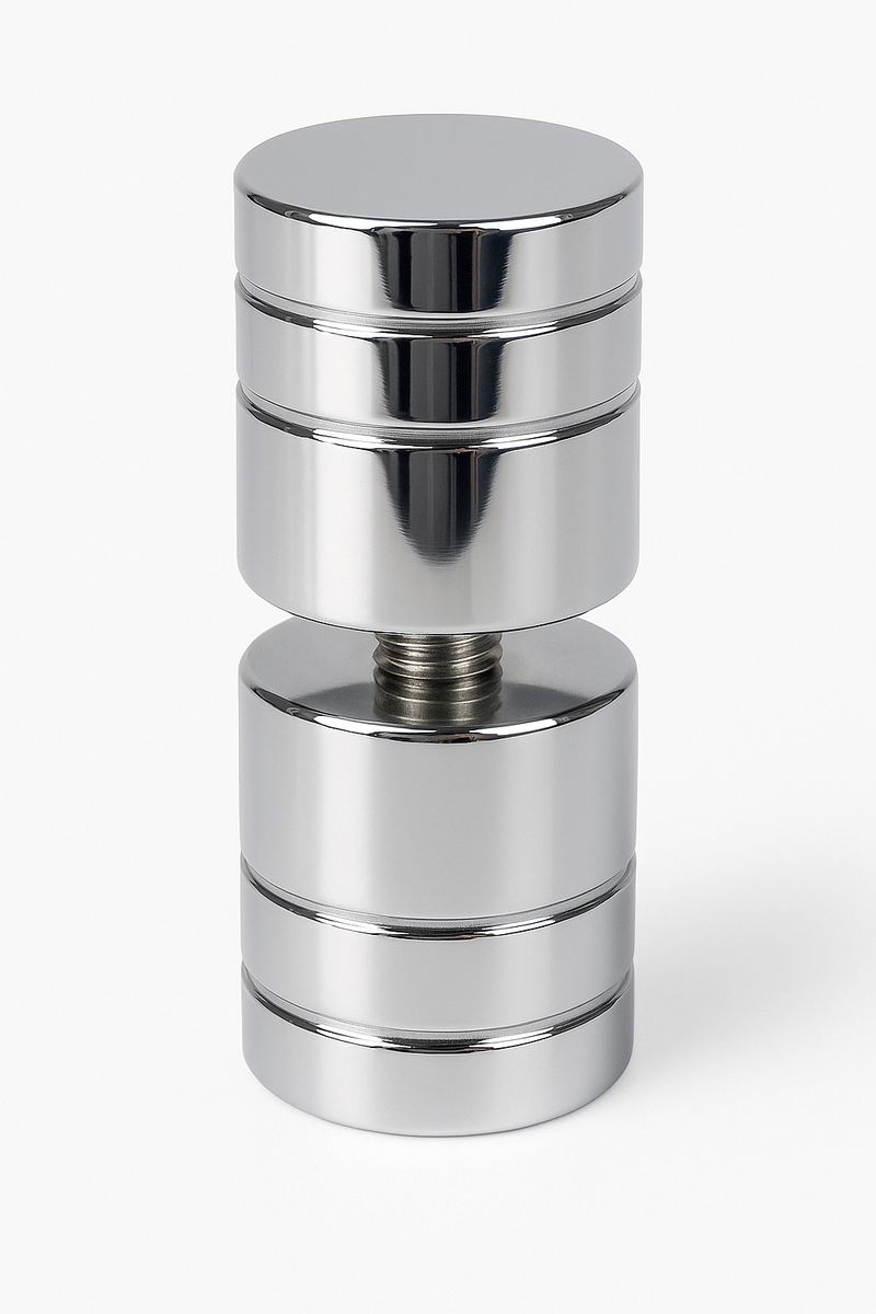 Mini Pull Knob Handle - 25mmDia - Polished Chrome
