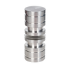 Double Ring Pull Knob - 38mmDia - Satin Chrome