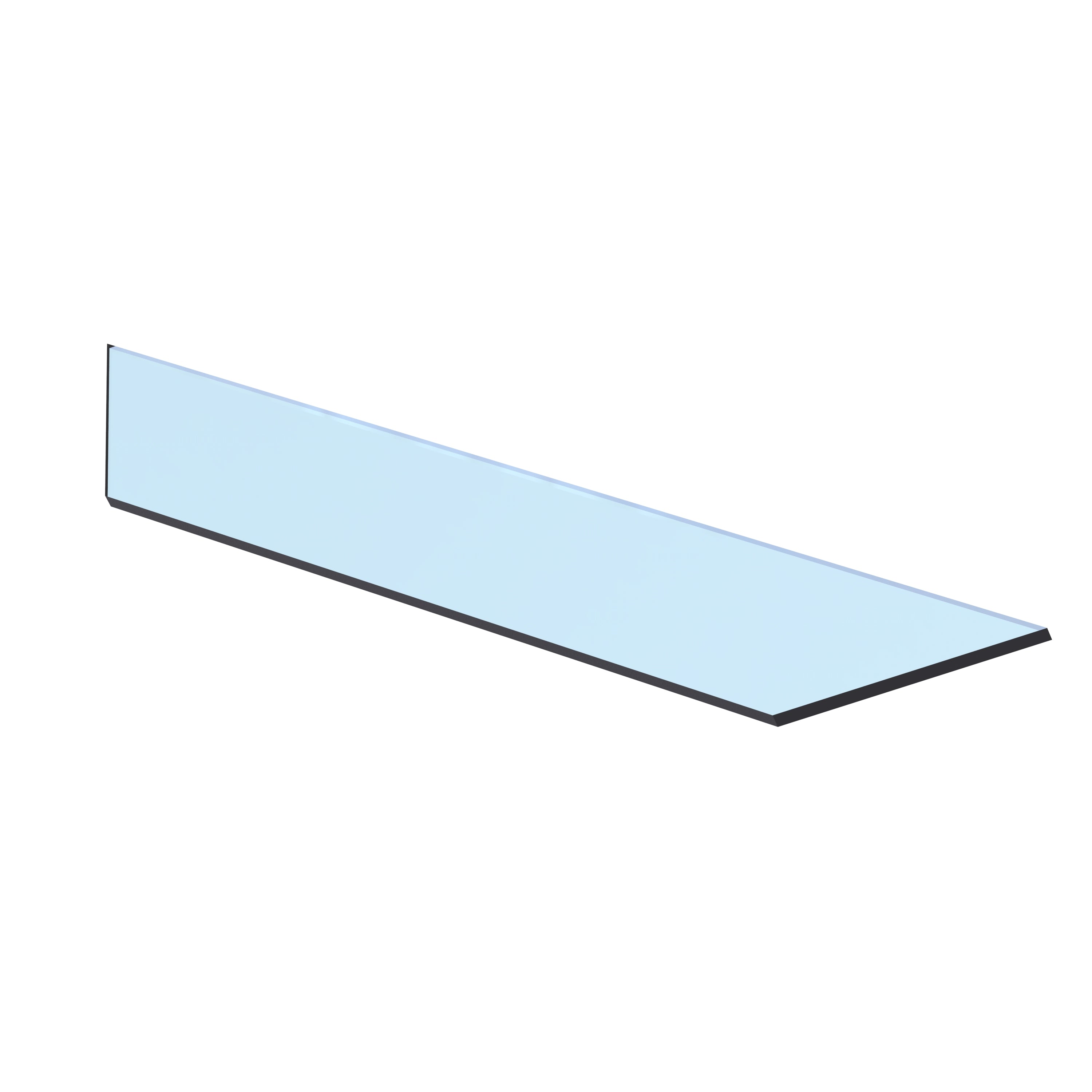 Glass Angled Brace Panel