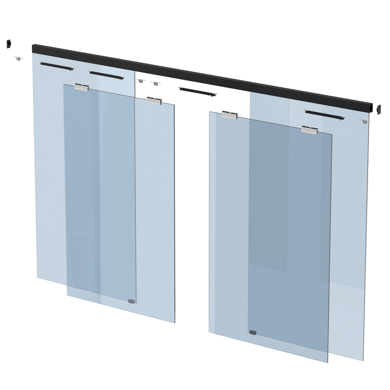 Apex Sliding Door Kit with Soft Close, 4000mm