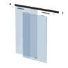 Apex Sliding Door Kit with Soft Close, 2000mm