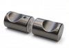 Shower Pull Round Barrel Knob 25mm Dia - Gun Metal