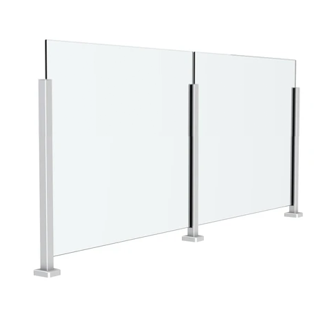 Glass above Post