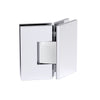 Shower Hinge, Glass To Glass 135deg - HOLE TO NOTCH - Chrome