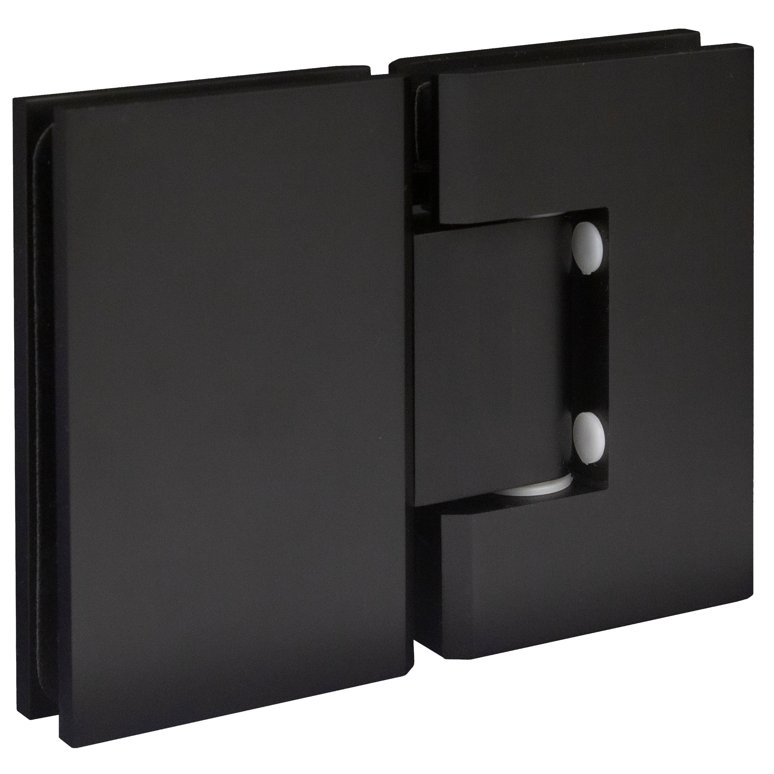 EUROGLASS ES2 Shower Hinge, Glass to Glass 180 Deg, -Black