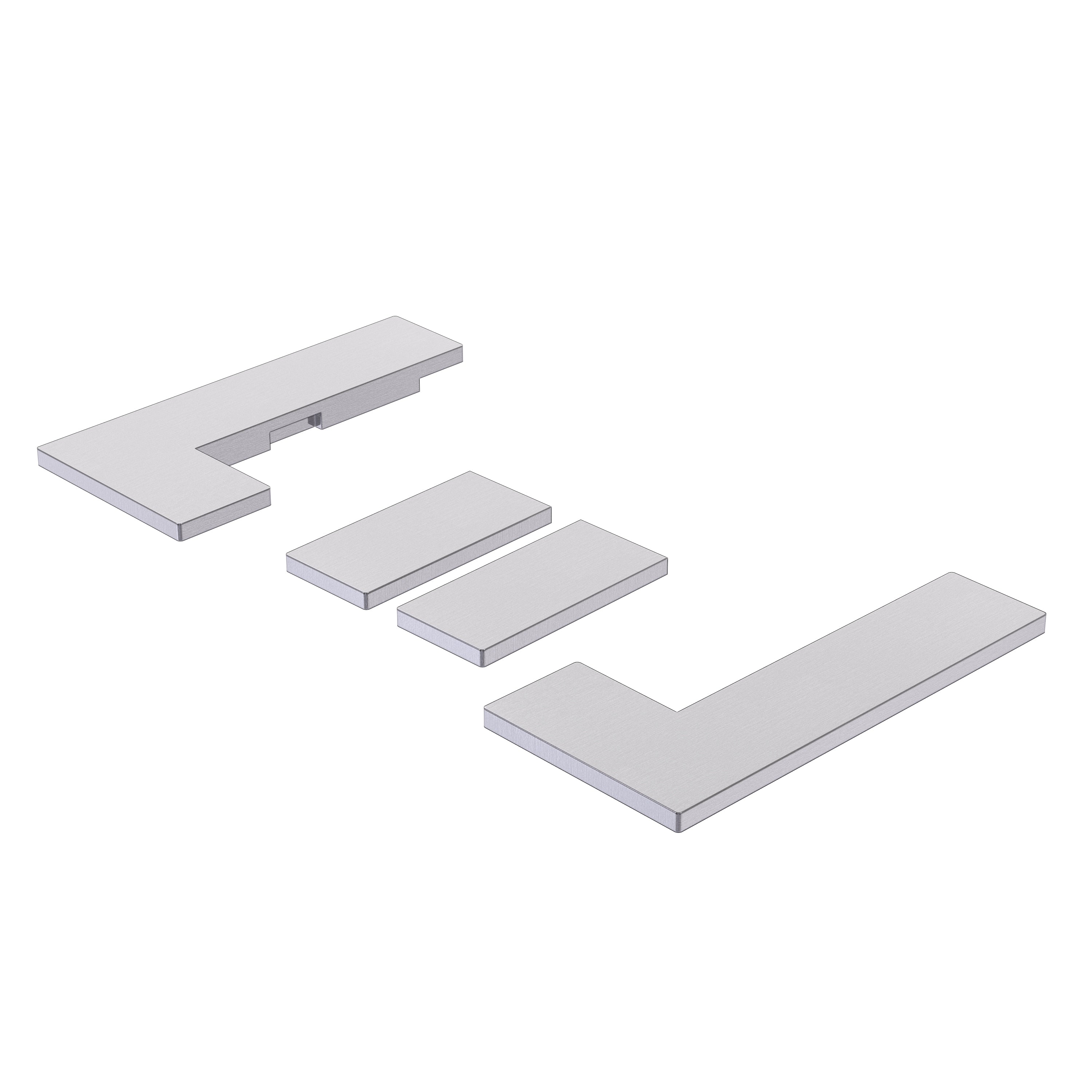 Cover Plate (Pair) for PF41LH Patch Fitting (Left Hand)