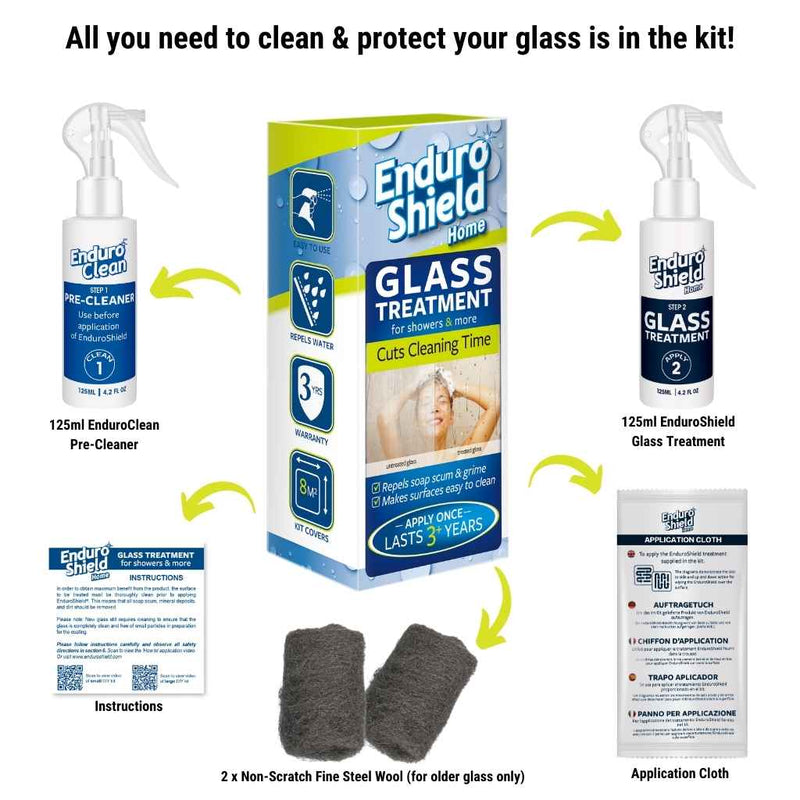 EnduroShield DIY Glass Treatment  Small -125ml Kit