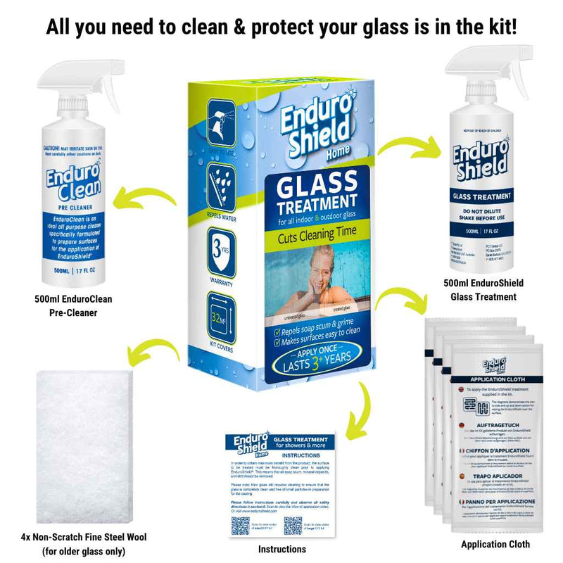 EnduroShield DIY Glass Coating Large - 500ml Kit