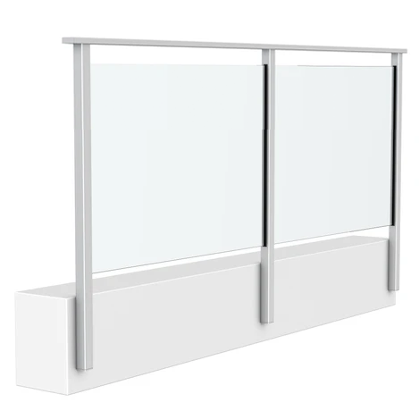 Glass above Post