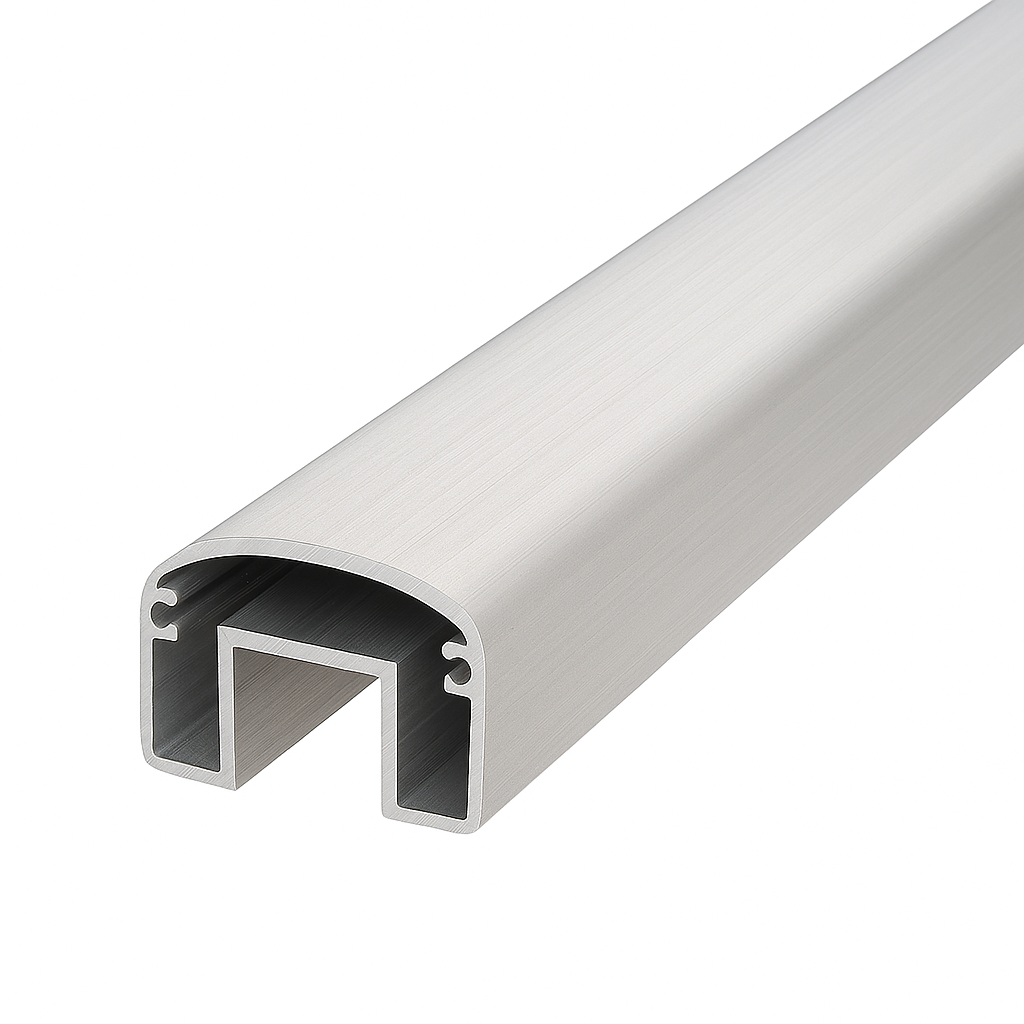 Aluminium 35 x 50mm Handrail HRC3 Mill