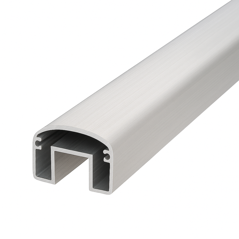Aluminium 35 x 50mm Handrail HRC3 Mill