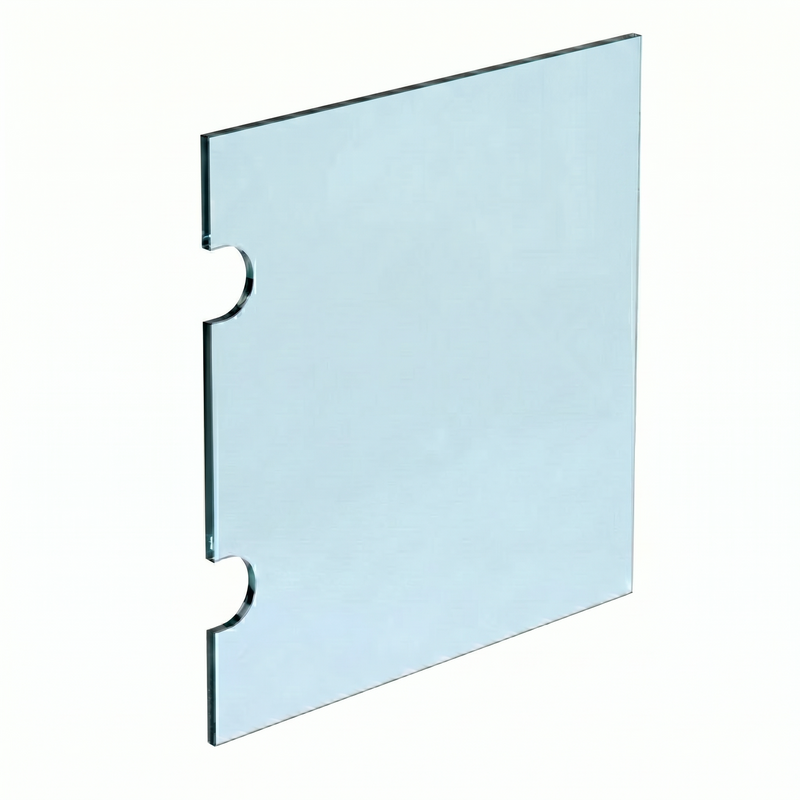 12mm Pool Fence Notch Hinge Panel