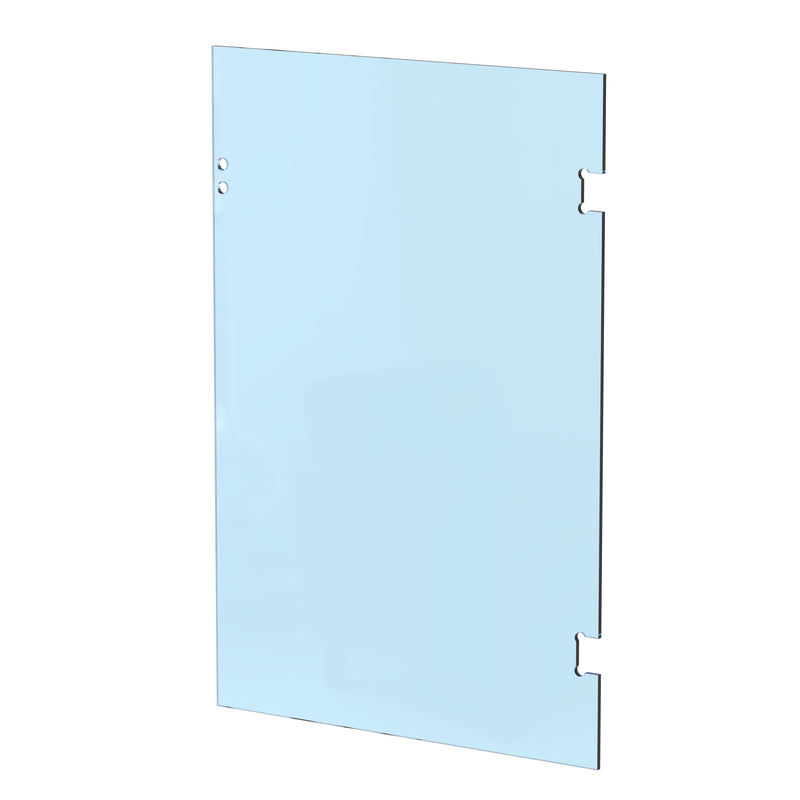 12mm toughened glass pool gate panel, wall to glass, with pre-machined hinge and latch cut-outs