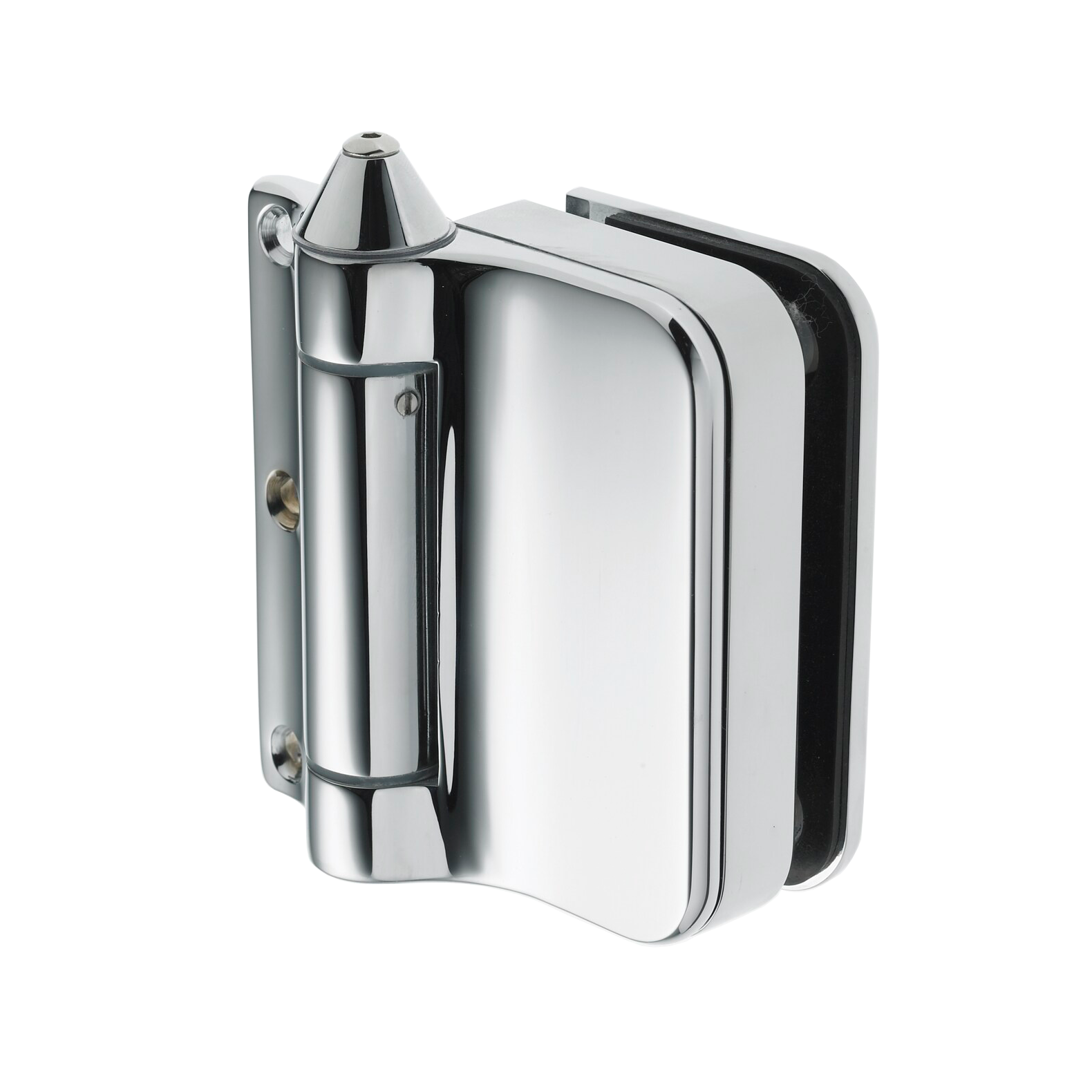 HD Spring Hinge for Pool Gate - To Suit Square Post - Polished Stainless
