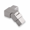 Right 90° Corner with Vertical Adjuster for S25 Link Rail