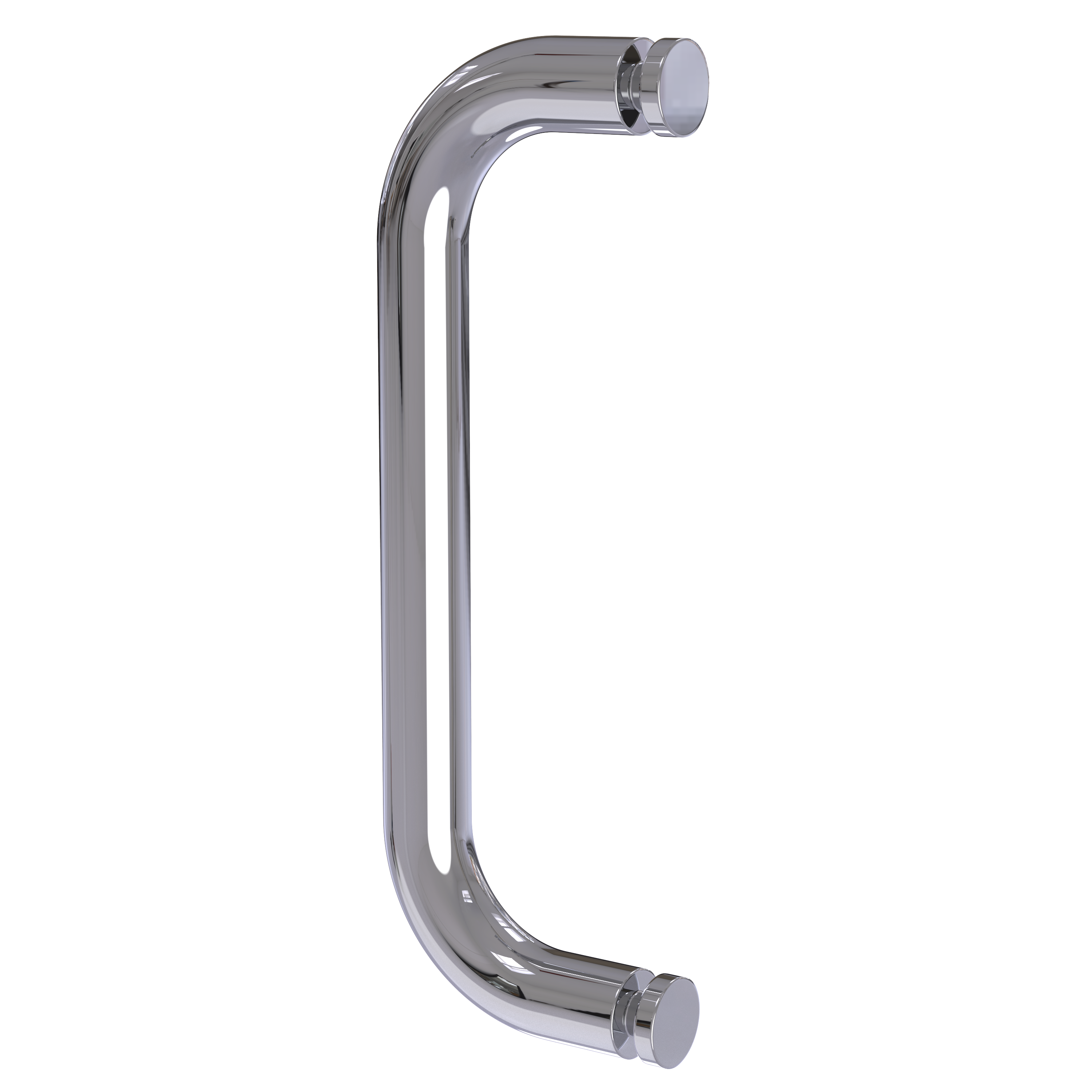 Single Round D Shower Handle with Caps 500mm