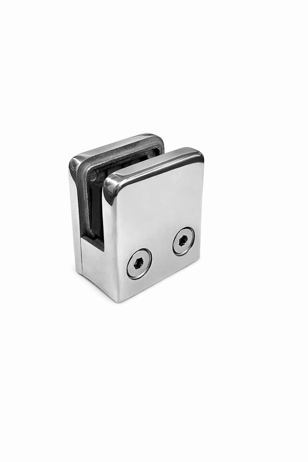 MINI Glass Clamp Square Radius Back
