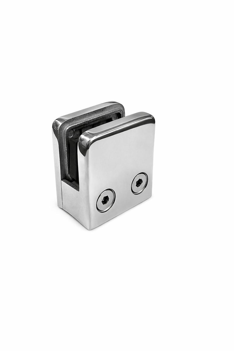 MINI Glass Clamp Square Radius Back