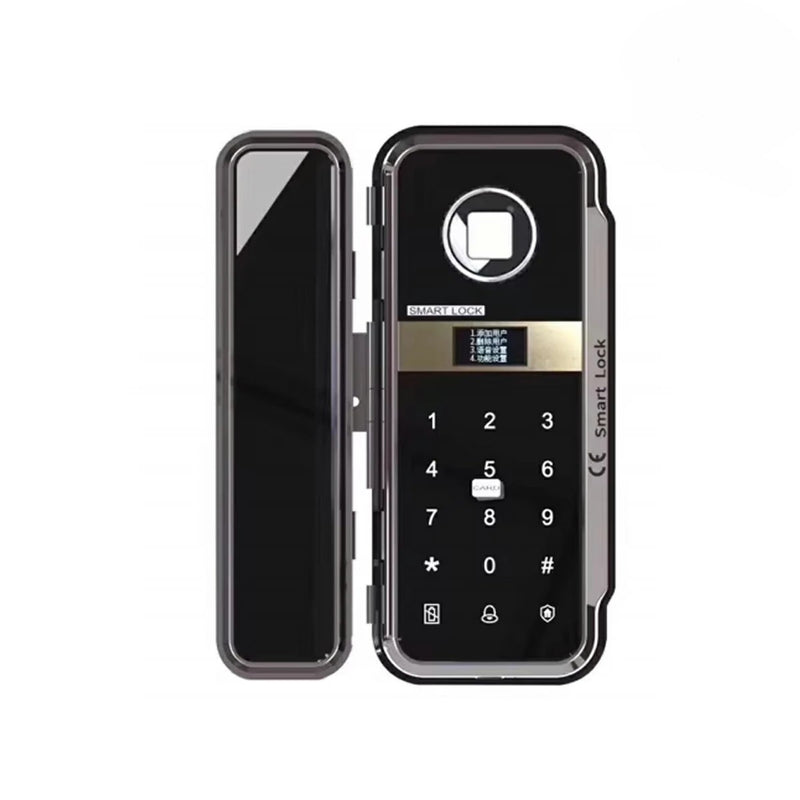 Smart Digital Glass Door Lock Glass to Glass