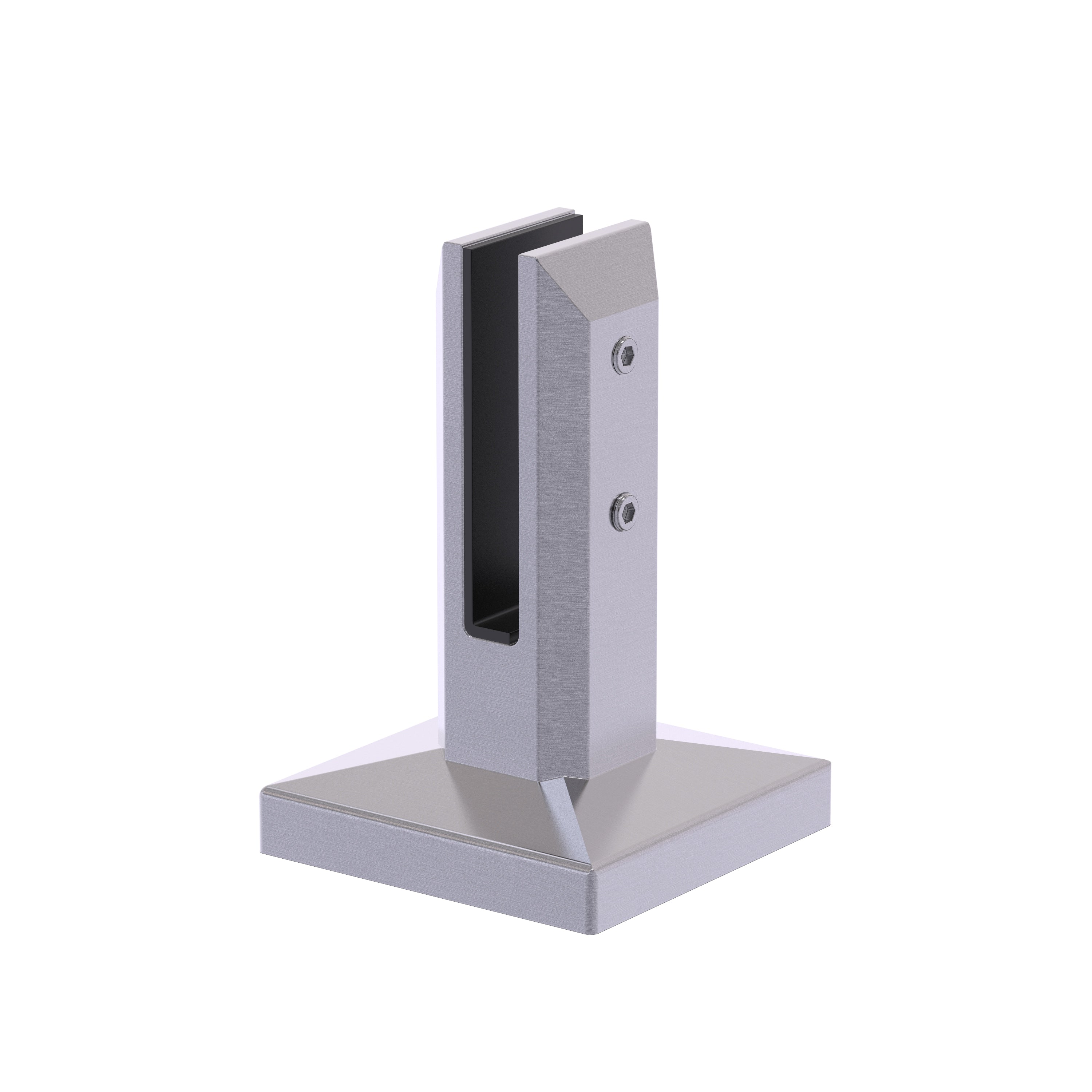 Square MiniPost Spigot - Satin Stainless