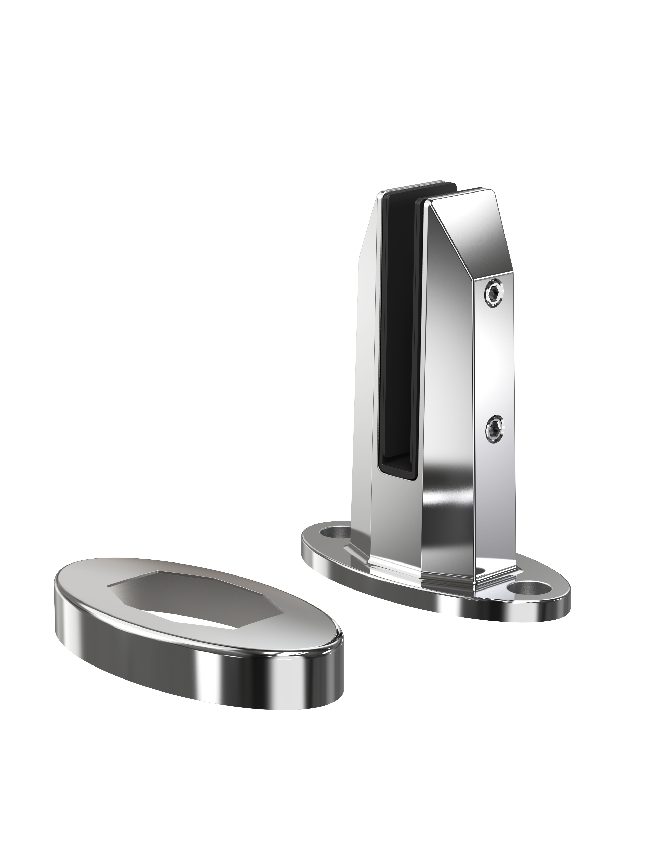 Oval Base Mini Strut Post