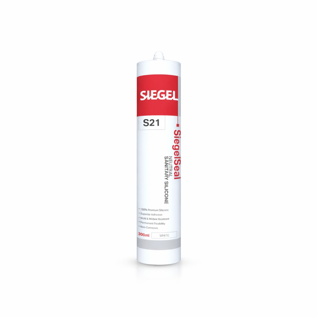 S21+ Premium Sanitary Silicone Sealant, 300ml - White