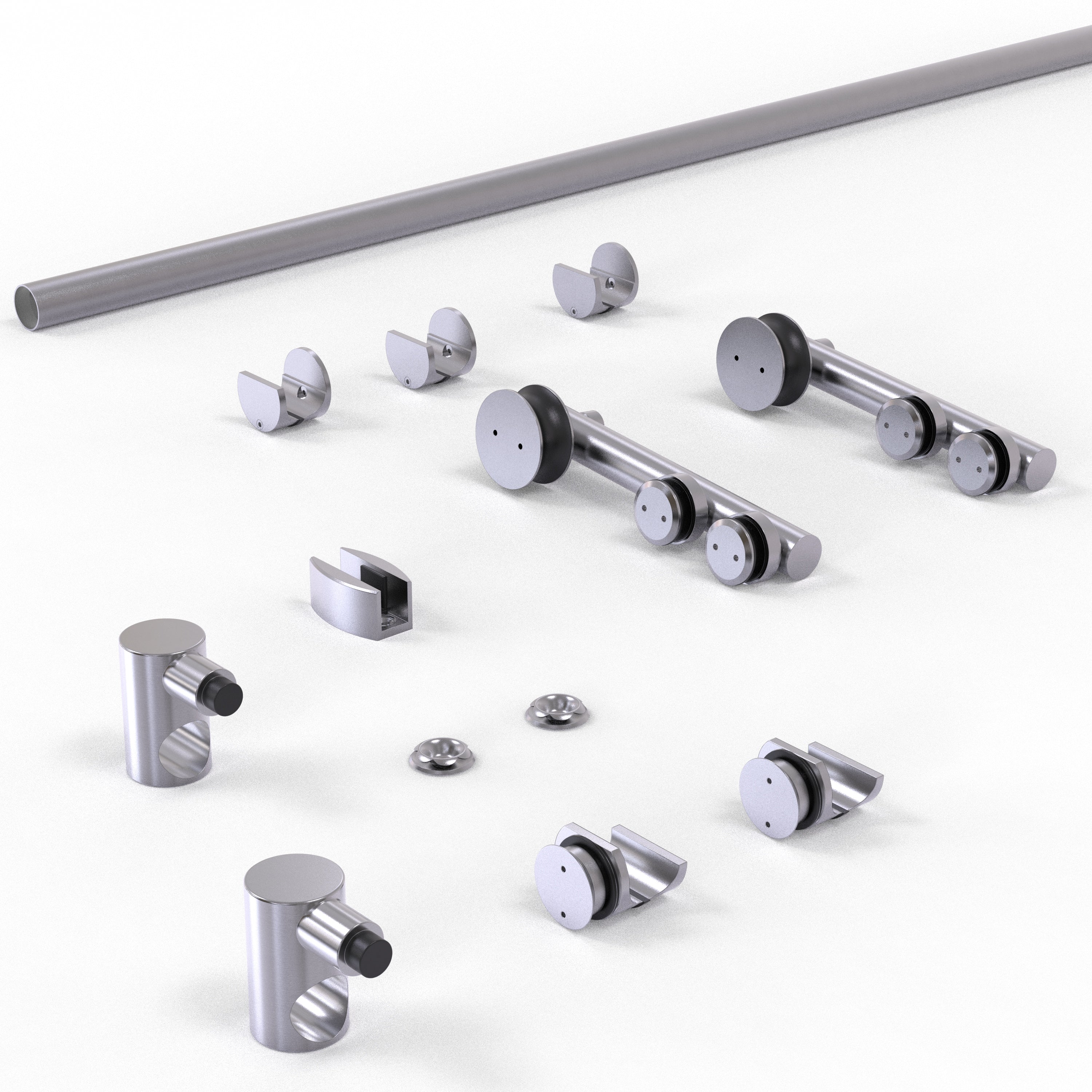 Point Fix Sliding Door Kit (Wall Mount - 3m)