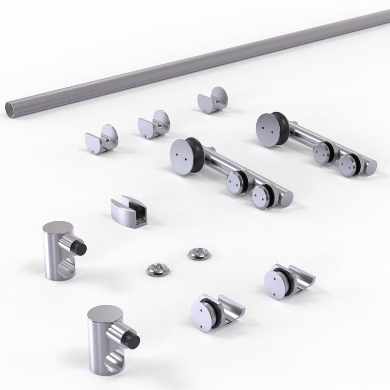 Point Fix Sliding Door Kit (Wall Mount - 3m)