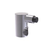 Point Fix Slider Bumper Stop for Door, Round - Satin