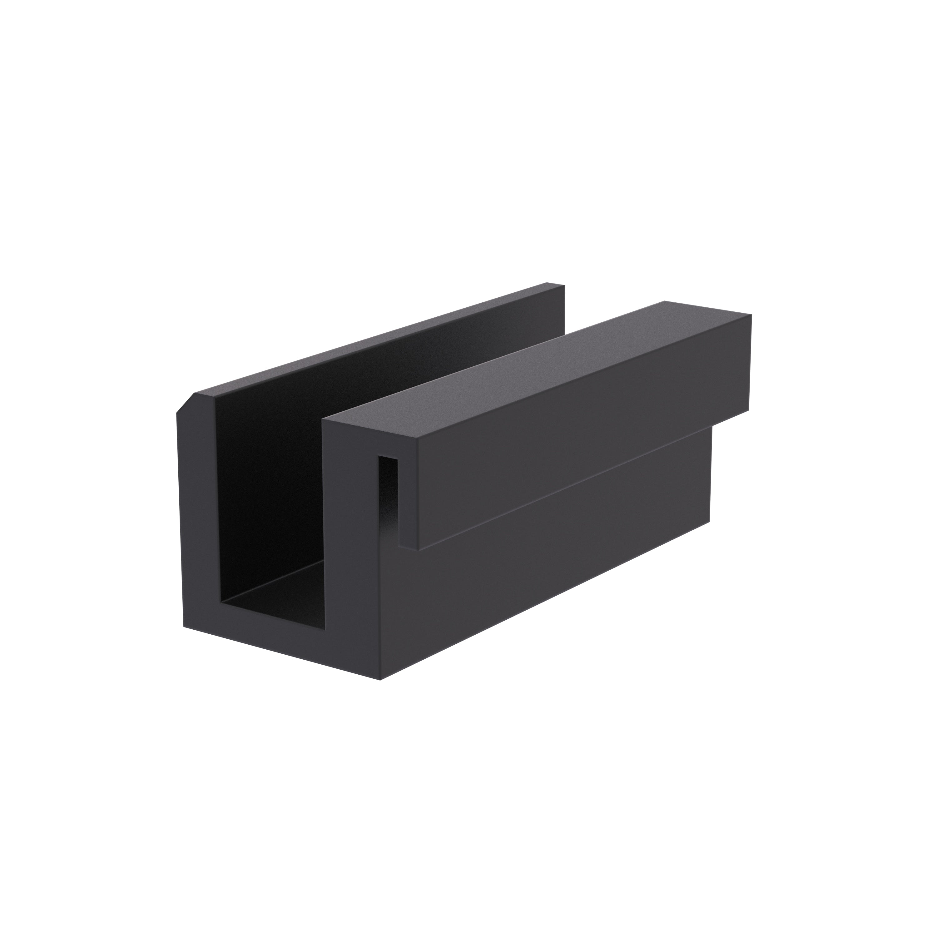 Channel mount Floor Guide for 10mm Glass