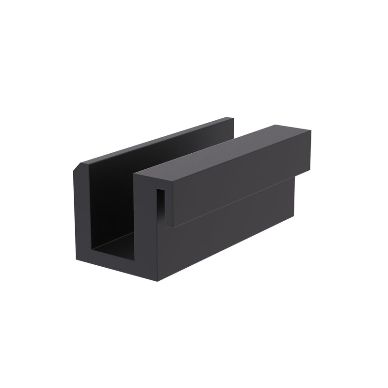 Channel mount Floor Guide for 10mm Glass