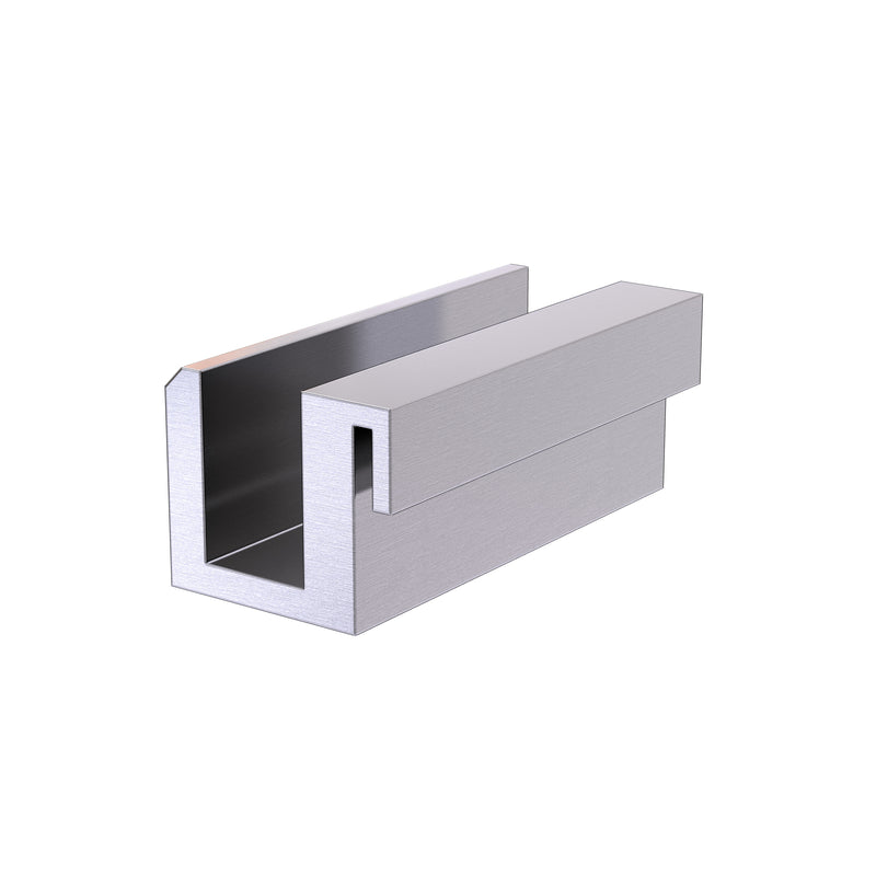 Channel mount Floor Guide for 10mm Glass