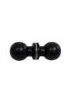 Round Ball Knob Handle - 38mmDia - Powdercoated Black