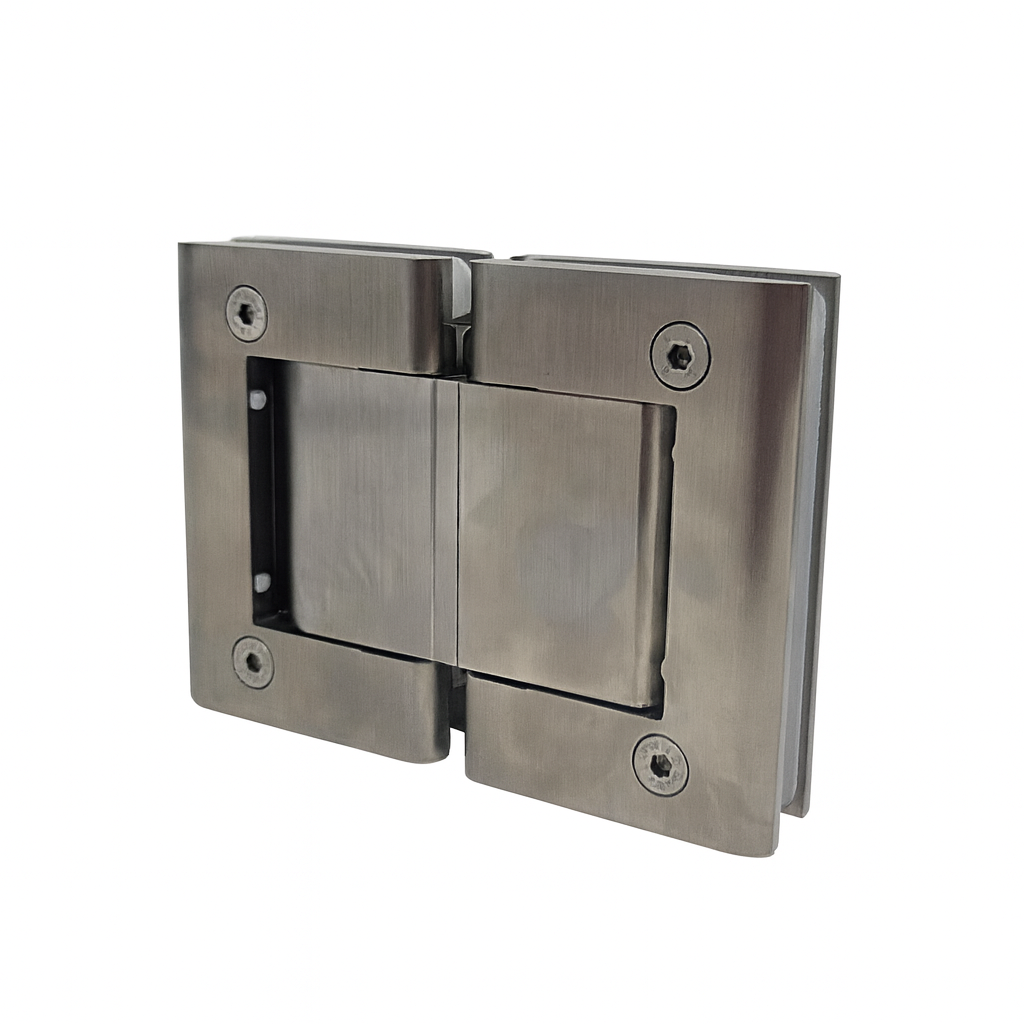 BILOBA Hydraulic Hinge - Glass-to-Glass - Hold Open - (SSS)