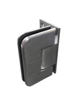 ROUNDED Shower Hinge, Wall To Glass 90deg (38mm Offset Backplate)
