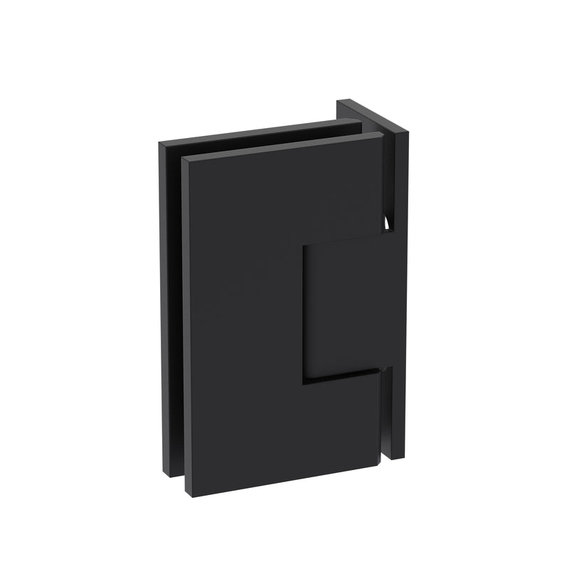 Shower Hinge Wall to Glass 90 Deg Offset Backplate