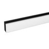Glazing Channel 15 x 25mm (1.935 mtrs) - Chrome